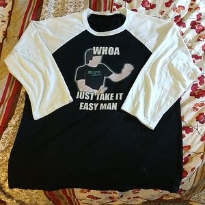 Black and white Drake and Josh baseball shirt